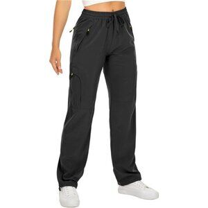 Women's‎ Hiking Pants Quick Dry UPF 50 Camping Work Cargo Pants Zipper Pockets